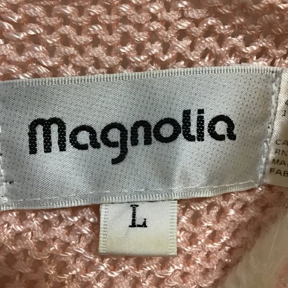 Vintage 80s Magnolia Knit Sweater  Size L - Picture 11 of 14